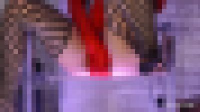 【正面観察】マイクロミニ＆レース素材ハイレグTバック