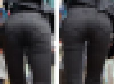 Fad25@黒フレアパンツ『トリュフ犬？いやいや…ボクはクロッチ犬のクロちゃんです！』