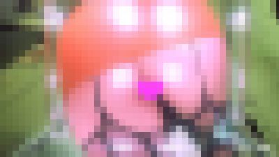 【真下アングル】プライベート撮影オレンジタイトミニ＆Tバック