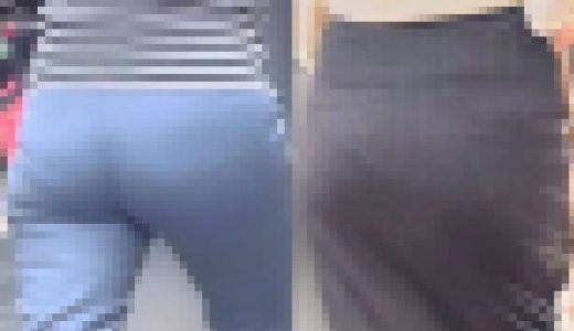 ダブル特盛メガ尻降臨！暑苦しいムッチリエロボディに肉厚ヒップとパンティラインで男を挑発！ 下品なWお姉さん 編