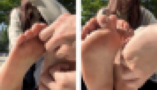 小動物系美女24cmちょい弱足裏くすぐり！4分43秒