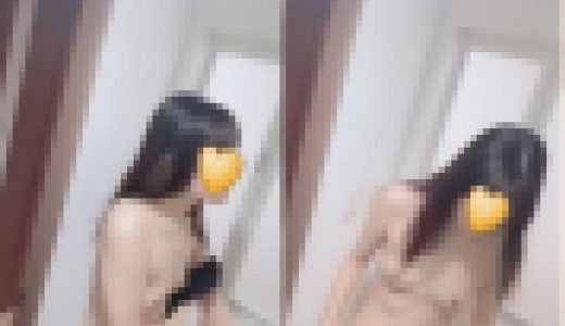 【家庭内〇〇／姉の脱衣】リアル民家の脱衣所で着替えるところ