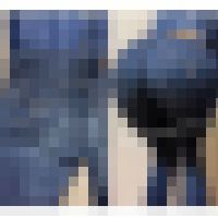 moussyデニム👖スキニージーンズ✨デカ尻つきだして尻コキ❤️